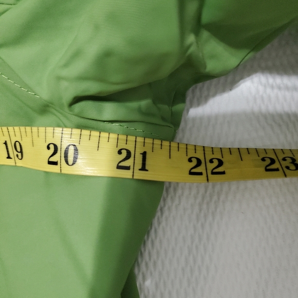 L.L. Bean Lined Parka Coat Hood Green Women Small - Picture 7 of 7